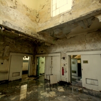Hospital operating theater hall