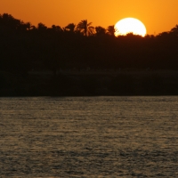 Nile River Egypt sunset